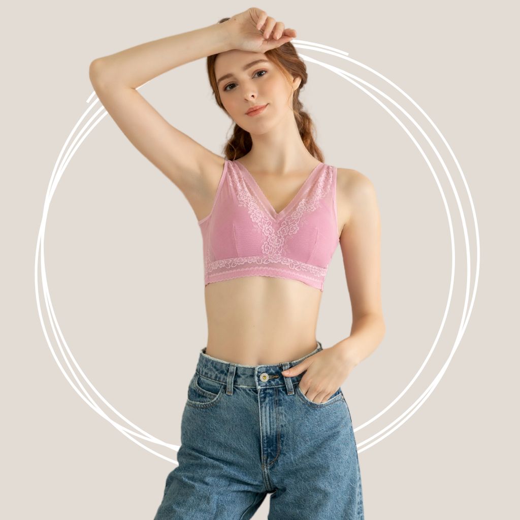 竹炭蕾絲內衣9926