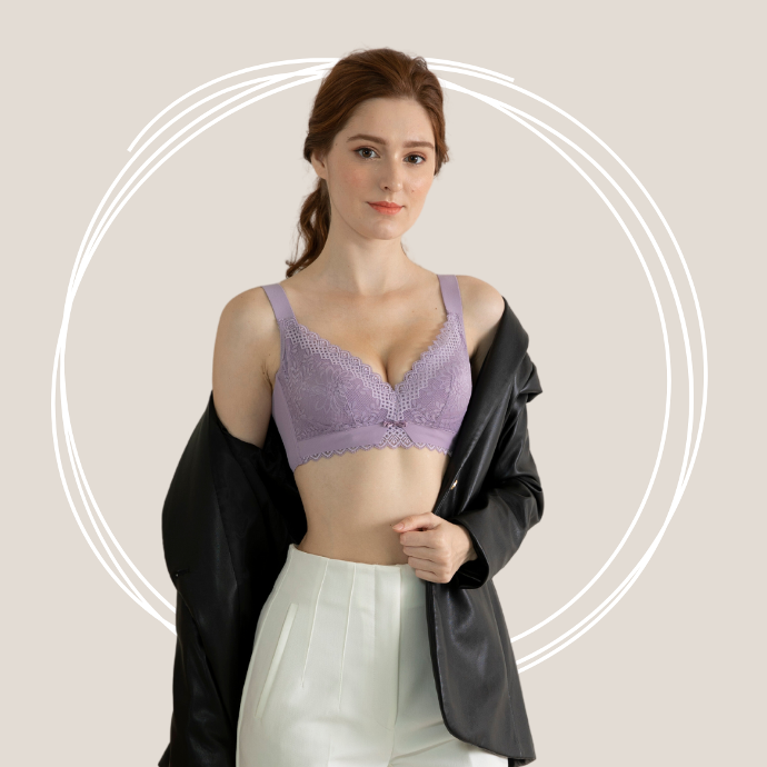 AA140962竹炭蕾絲集中內衣