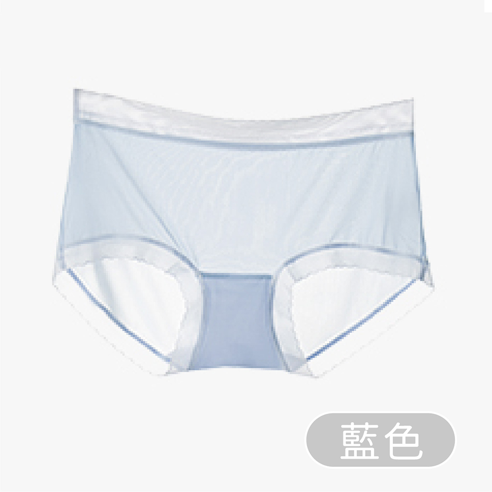 超薄透氣冰絲涼感蠶絲內褲 1044